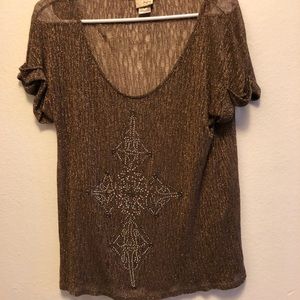 Daytrip Lace shimmer blouse
